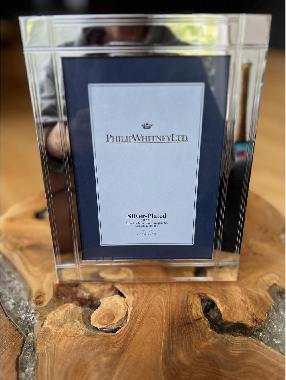 Philip Whitney Ltd Silver-Plated Picture Frame